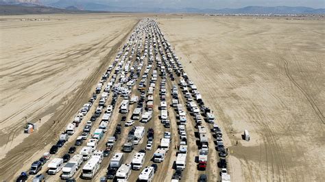 Burning Man traffic jam tops 7 hours as Nevada festival's road reopens ...