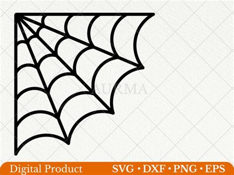 Corner Web Svg Corner Spider Web Svg Halloween Svg | Etsy