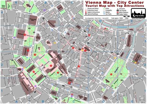 Tourist Map Of Vienna Austria - Abbye Annissa