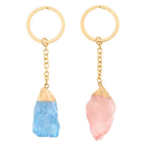 Healing Crystal Keychains - 2 Pack | Claire's US