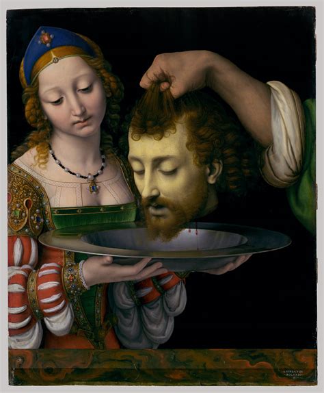 Salome with the Head of Saint John the Baptist | Andrea Solario | 32.100.81 | Work of Art ...