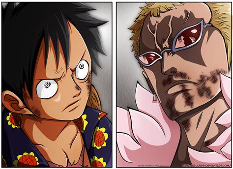 Luffy vs Doflamingo by gujiss on DeviantArt