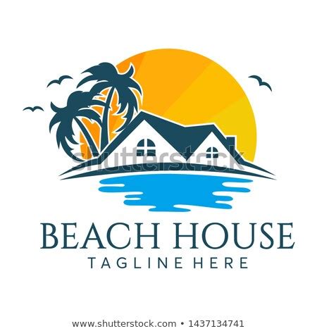 Beach House Logo Design Royalty Free Stock Vector (Royalty Free ...