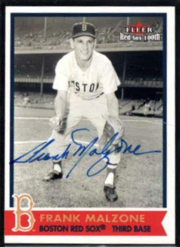 Frank Malzone Autographs and Memorabilia | Sports, Baseball