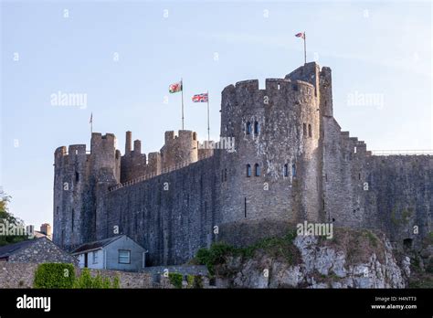 Pembroke Castle, Pembrokeshire, Wales, UK Stock Photo - Alamy