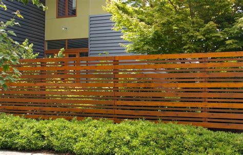 wood fence horizontal slats - Google Search | Privacy fence designs, Backyard fences, Fence design