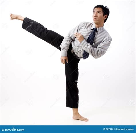 Karate Kick stock photo. Image of individual, smart, chinese - 807926