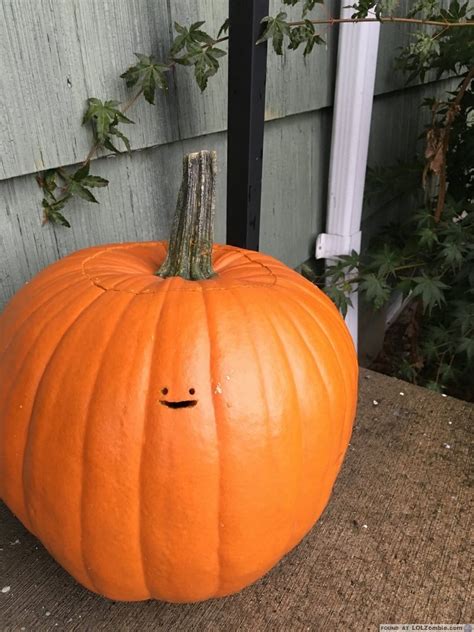 Minimalist Pumpkin Carving