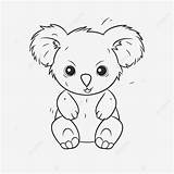 Koala Face Coloring Pages sketch template
