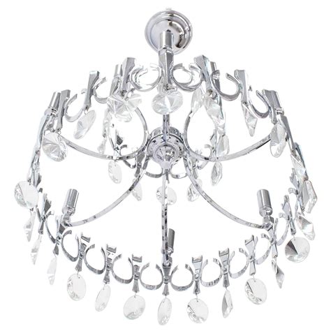 Classic Five Light, Mid-Century Modern Uplight Chandelier at 1stDibs ...