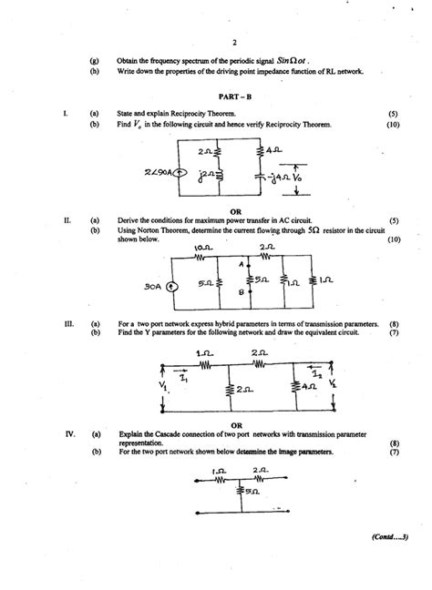 EEE 304 ELECTRIC CIRCUIT THEORY - November 2007 ~ B Tech Guru