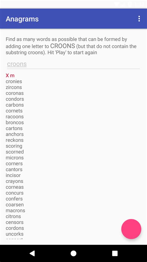 GitHub - stabgan/Anagram-Android-App: Anagram android app made from ...