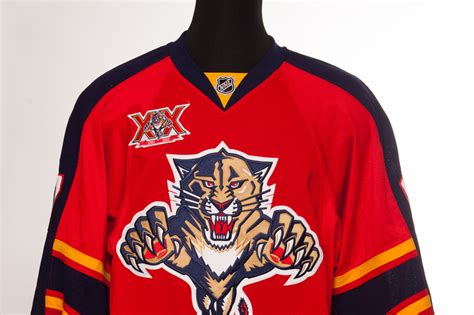 PANTHERS 20th ANNIVERSARY JERSEY, 2013 - Florida Panthers Virtual Vault