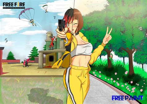 Kelly FREE FIRE Fanart 2.0 by ArtCiber on DeviantArt