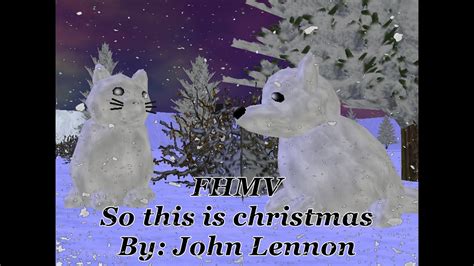 So this is Christmas ~ John Lennon ~FHMV - YouTube