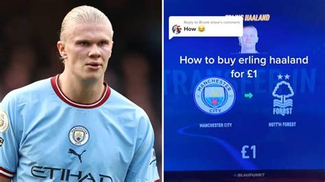 Erling Haaland: FIFA 23 player exposes trick to signing Man City star ...