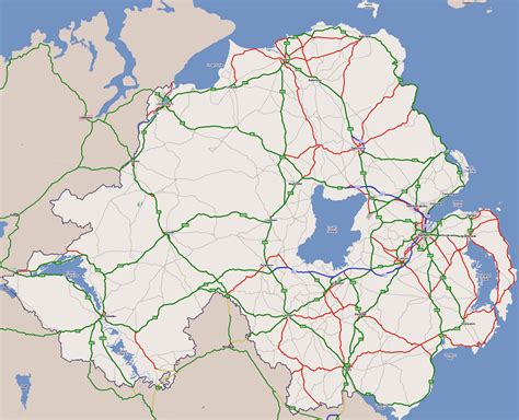 Map Of Northern Ireland Cities