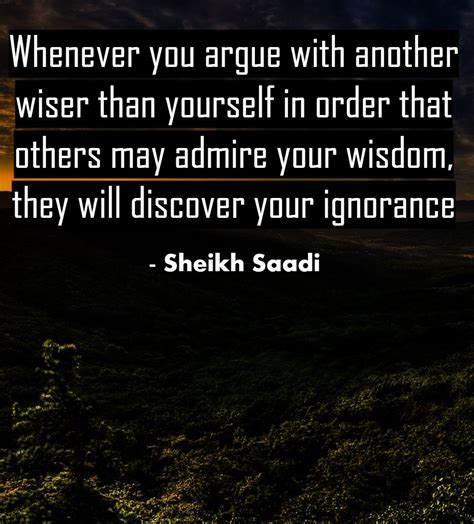 Famous Quotes Of Sheikh Saadi - FAMOUSEC