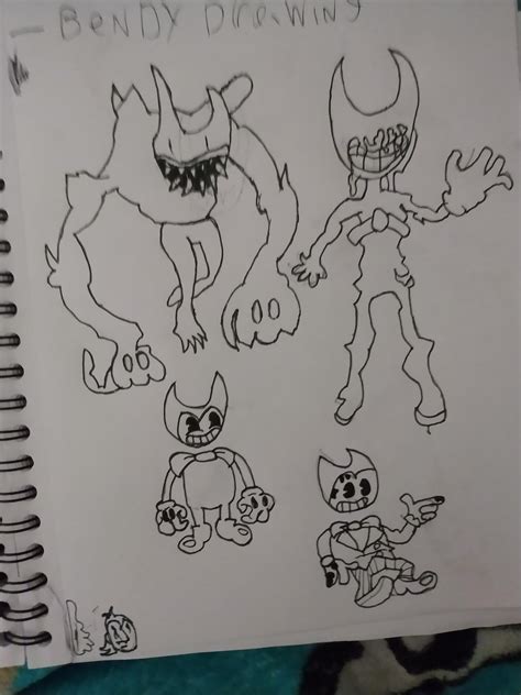 Got some more bendy fan art for y'all (beast bendy)(ink bendy)(cartoon bendy from batdr)(normal ...