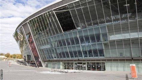 Shakhtar Donetsk's Donbass Arena damaged by shelling - BBC Sport