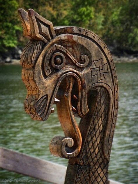 Dragon head on Viking ship | Viking art, Vikings, Viking ship