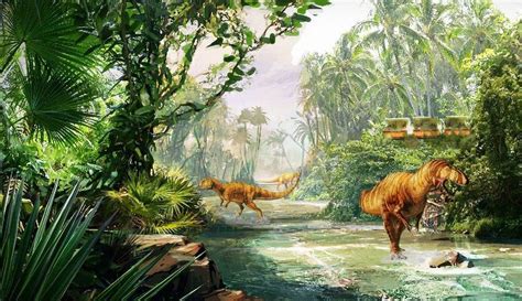 Metriacanthosaurus Paddock Jurassic World | Concept art, Environment ...