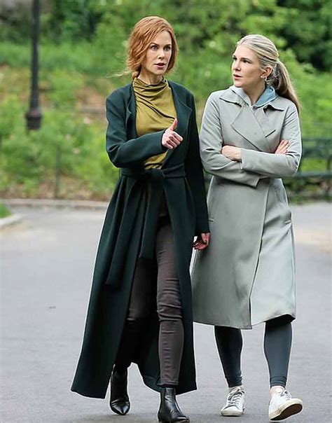 Nicole Kidman Long Green Coat | The Undoing Grace Fraser Coat