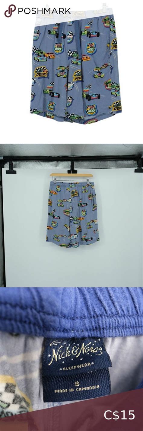 Nick and Nora Pajama racecar sleep shorts | Nick and nora pajamas ...