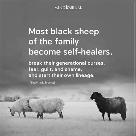 Most Black Sheep Of The Family Become Self-healers - Thought Cloud | Black sheep of the family ...