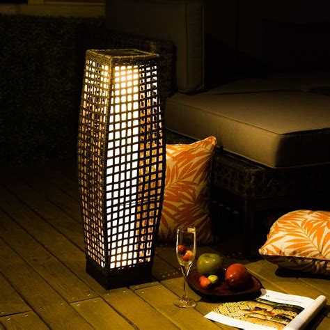 Amazon.com: Grand Patio Outdoor Floor Lamp, Large-Sized Solar Powered ...