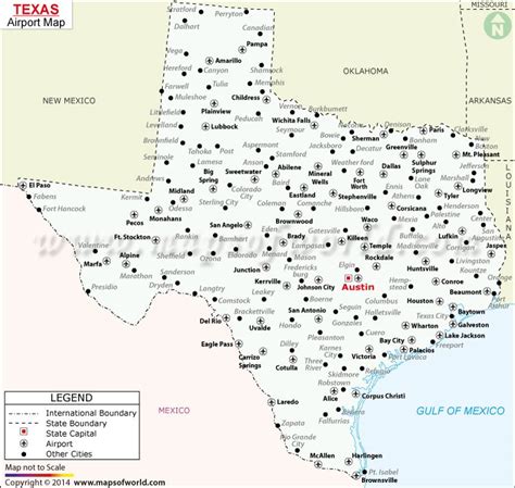 Exploring The Map Of Texas Airport In 2023 - World Map Colored Continents