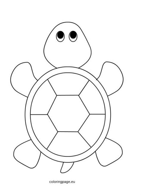 Turtle Template Free Printable