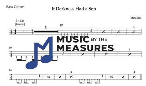 If Darkness Had a Son - Bass Guitar - Music by the Measures