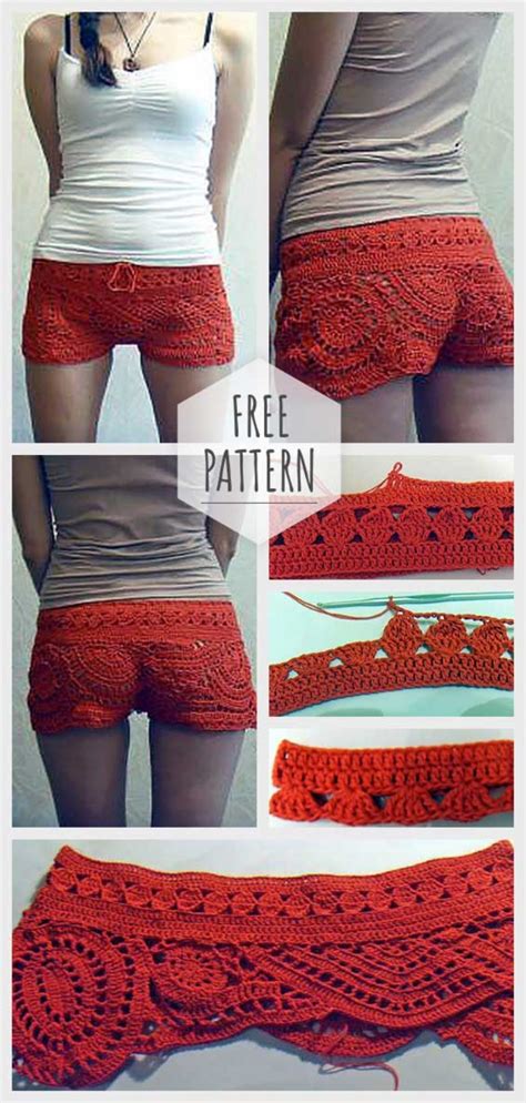 Fishnet Crochet Shorts Pattern