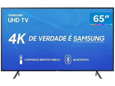 Smart TV 4K LED 65” Samsung UN65RU7100 - Wi-Fi Bluetooth HDR 3 HDMI 2 ...