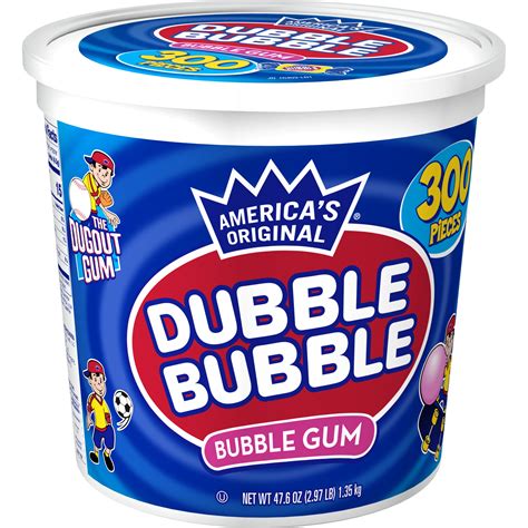 Dubble Bubble, Original Bubble Gum, 300 Pieces - Walmart.com