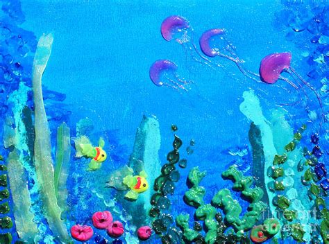 3d Under The Sea Painting by Ruth Collis