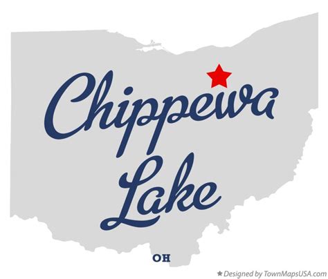 Map of Chippewa Lake, OH, Ohio