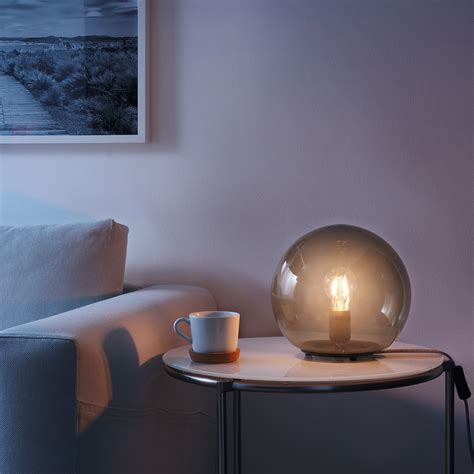 FADO Table lamp, grey, 25 cm - IKEA