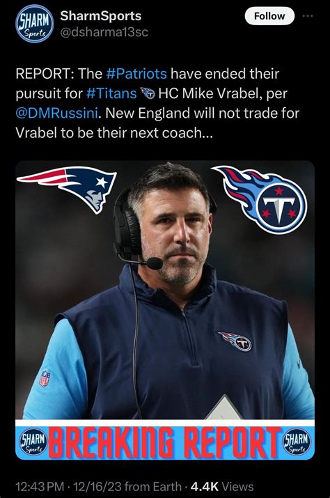 Seems Vrabel is here to stay : r/Tennesseetitans