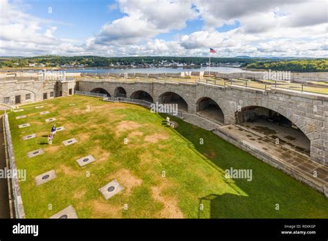 Fort Knox State Historic Site Bucksport Maine United States Stock Photo ...