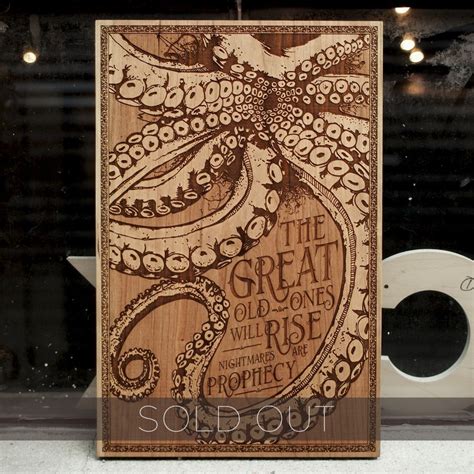 Image of The Great Old Ones | Laser engraved ideas, Laser engraving, Laser art