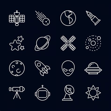 Space Vector Icons Part 01