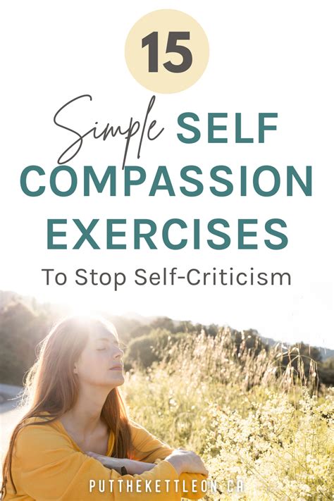 15 Simple Self-Compassion Exercises To Try | Self compassion, Practicing self love, Self love ...