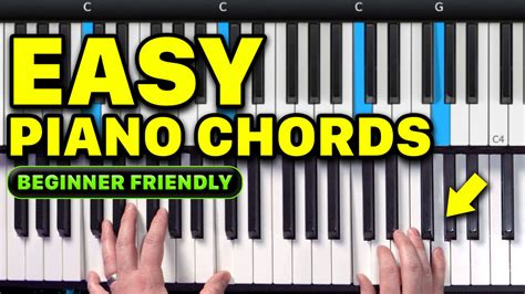 Simple Piano Chord Shapes Beginner Worship Lesson – Sunday Sounds