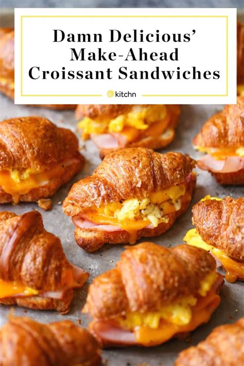 Make-Ahead Croissant Egg Sandwiches for Easy Brunches | The Kitchn