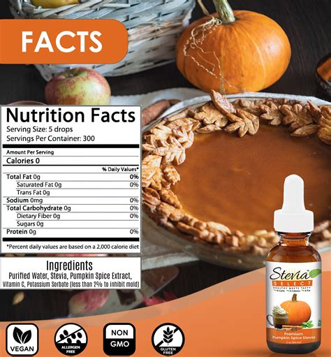 Stevia Liquid Pumpkin Spice Keto Flavor Drops 2oz in 2022 | Flavor drops, Stevia, Pumpkin spice