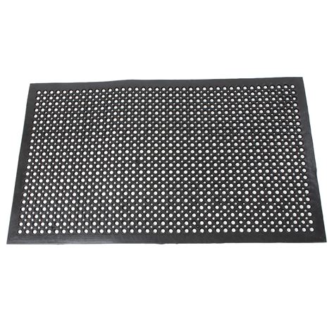 Topcobe Kitchen Mats, Comfort Anti Fatigue Mat Kitchen Rug with Holes, Non-Slip Bar Drainage ...