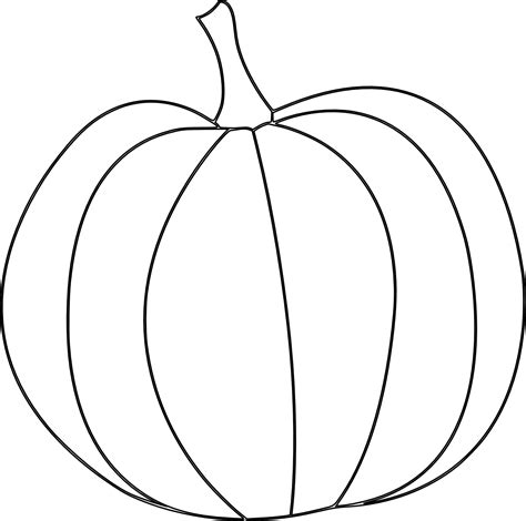 Line Drawing Of Pumpkin at GetDrawings | Free download