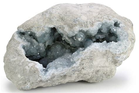 Large, 13" Celestine (Celestite) Geode (40 Lbs) - Madagascar (#249303 ...